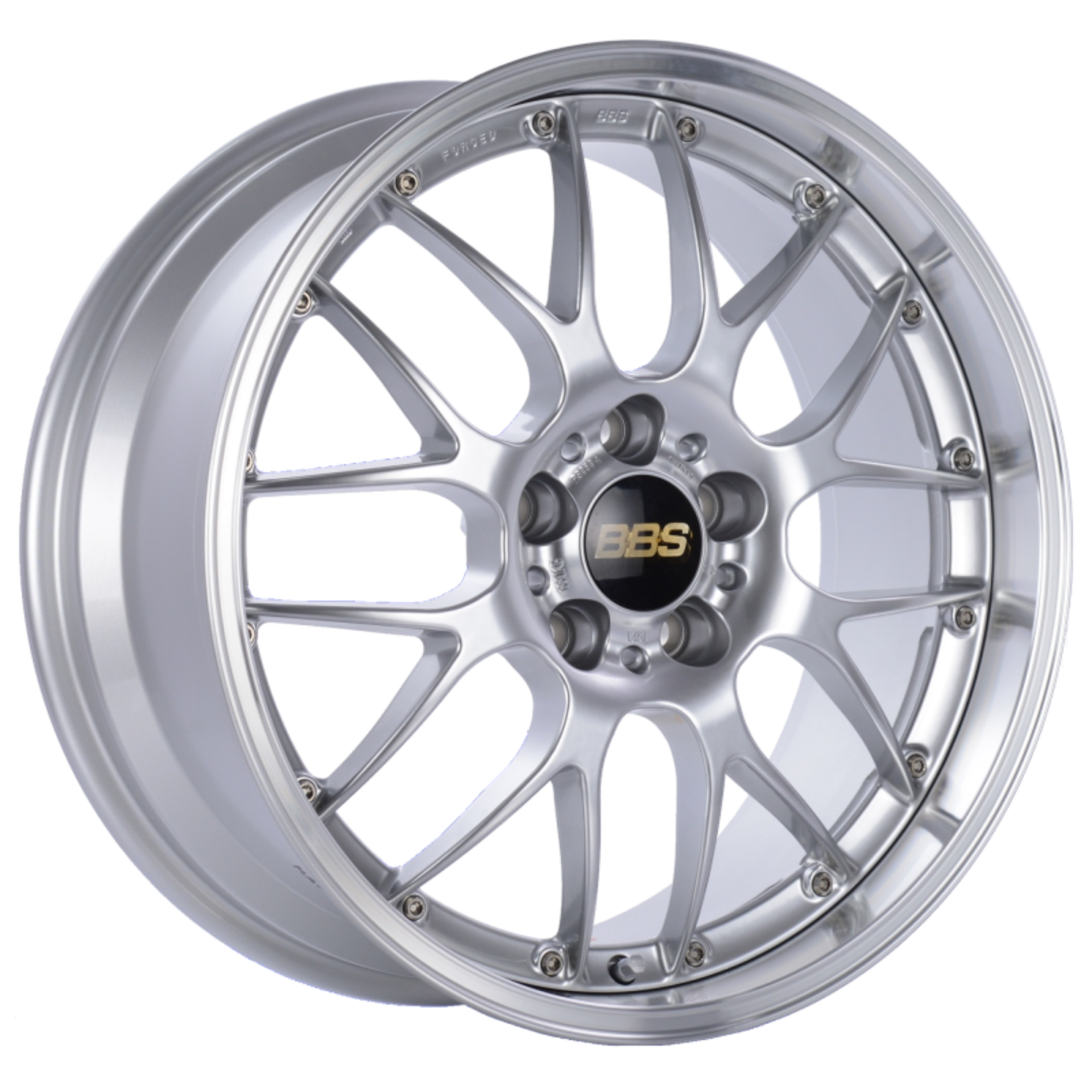 Picture of BBS RS-GT 18x8.5 5x112 ET32 PFS Diamond Silver Center Diamond-Cut Rim Wheel - PFS/Clip Req