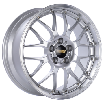 Picture of BBS RS-GT 18x8.5 5x112 ET32 PFS Diamond Silver Center Diamond-Cut Rim Wheel - PFS/Clip Req