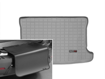 Picture of WeatherTech 12+ Hyundai Accent Cargo Liner w/ Bumper Protector - Grey