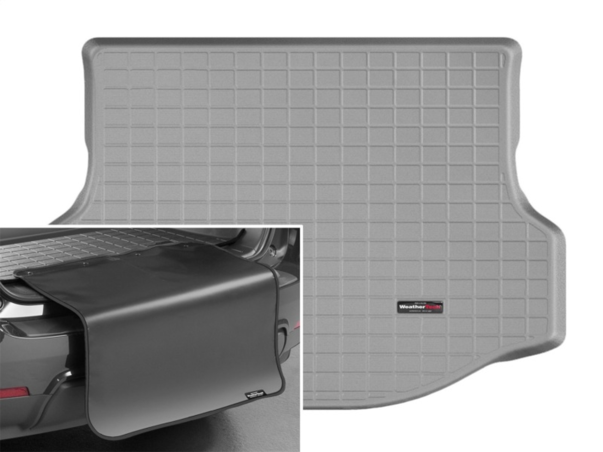 Picture of WeatherTech 13+ Toyota Rav4 Cargo Liner w/ Bumper Protector - Grey