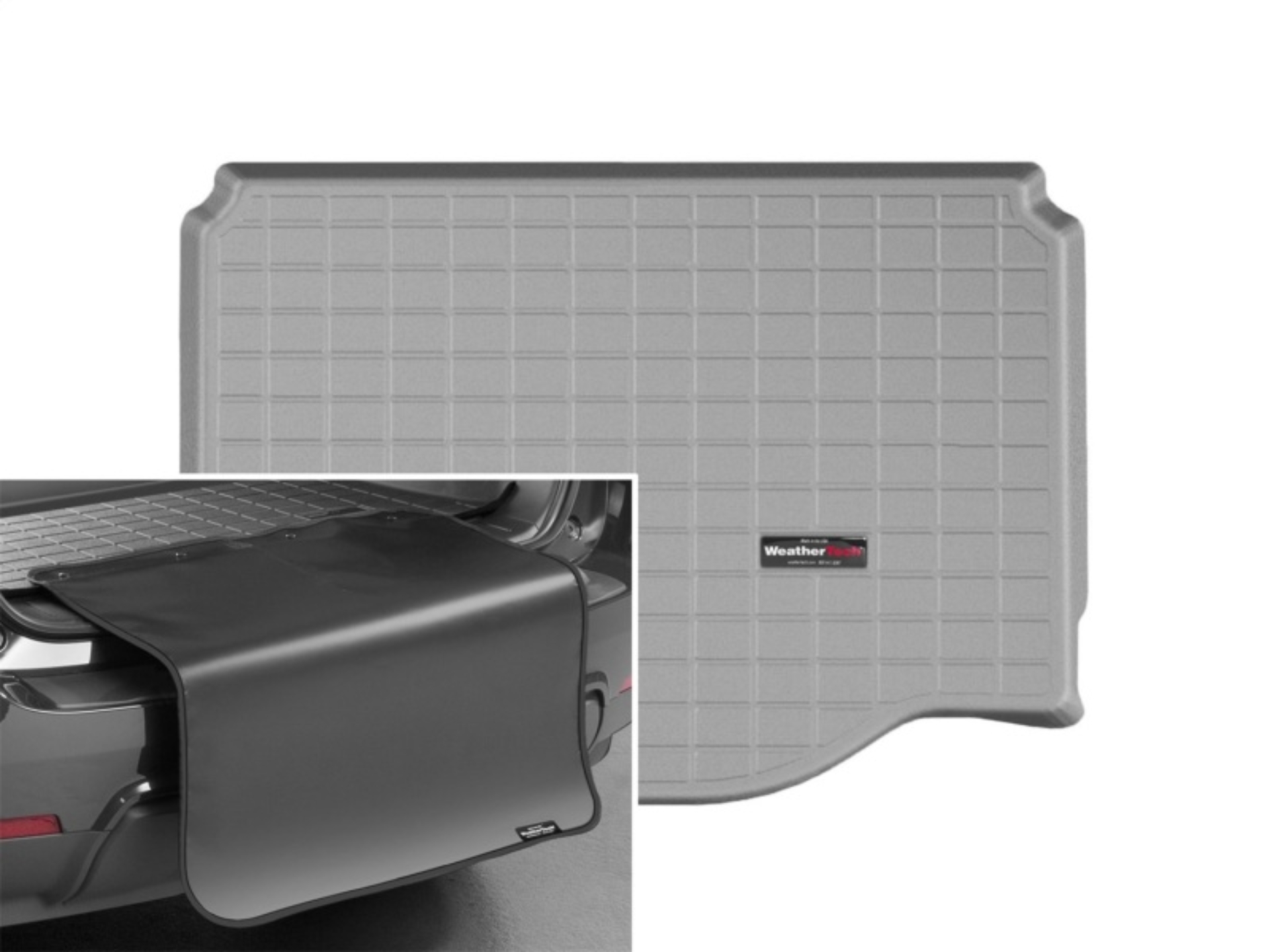 Picture of WeatherTech 13-16 Buick Encore Cargo Liner w/ Bumper Protector - Grey