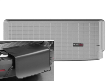 Picture of WeatherTech 14-16 Acura MDX Cargo Liner w/ Bumper Protector - Grey