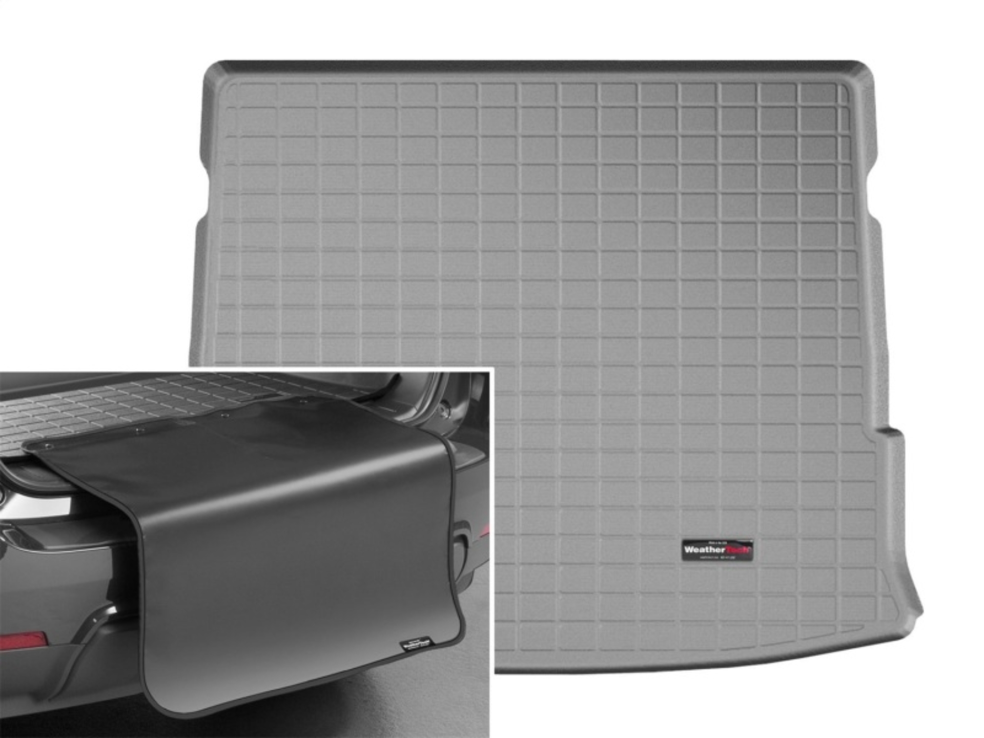 Picture of WeatherTech 14+ Toyota Highlander Cargo Liner w/ Bumper Protector - Grey