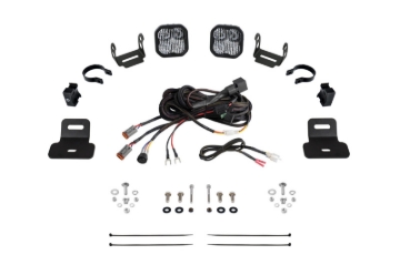 Picture of Diode Dynamics Can-Am Maverick X3 SS3 17-24 Stage Series Ditch Light Kit - Sport White Combo