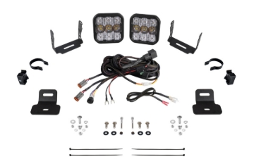 Picture of Diode Dynamics 17-24 Can-Am Maverick X3 SS5 Stage Series Ditch Light Kit - Sport White Combo