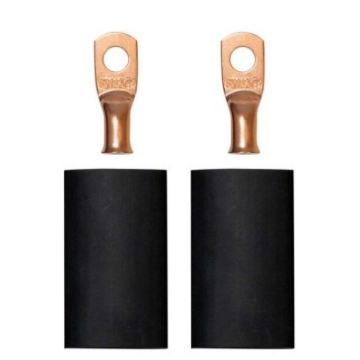 Picture of Moroso 1/4in Dia Stud 8 GA Wire Crimp/Solder Battery Cable Terminal Kit (2 Pack)