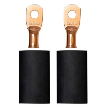 Picture of Moroso 1/4in Dia Stud 6 GA Wire Crimp/Solder Battery Cable Terminal Kit (2 Pack)