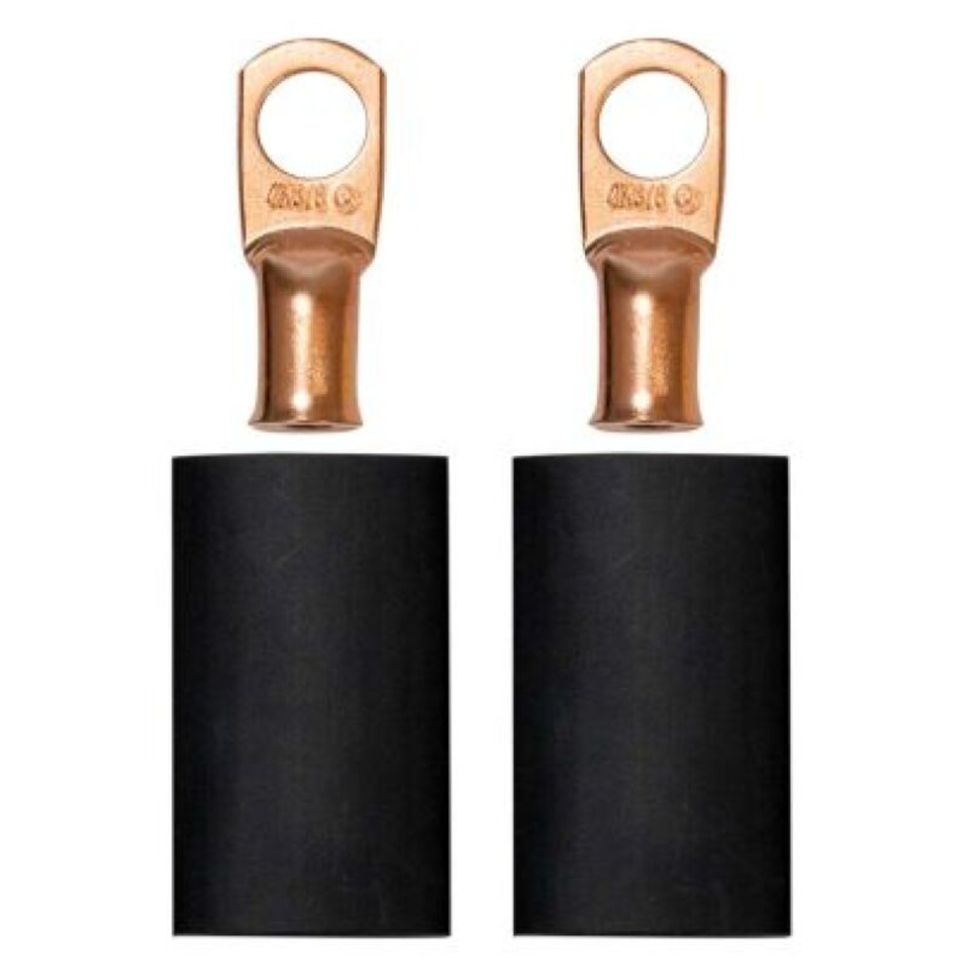 Picture of Moroso 3/8in Dia Stud 4 GA Wire Crimp/Solder Battery Cable Terminal Kit (2 Pack)