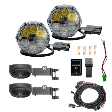 Picture of Nacho Lighting Toyota Nacho SAE Only Plug N Play Fog Light Kit - White