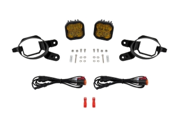 Picture of Diode Dynamics 10-13 Lexus IS250C SS3 LED Fog Light Kit (3000K) Pro Yellow SAE Fog - Yellow