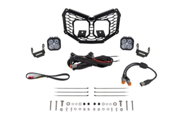 Picture of Diode Dynamics 17-24 Can-Am Maverick X3 Stage Series LED Grille Kit - Sport White Combo