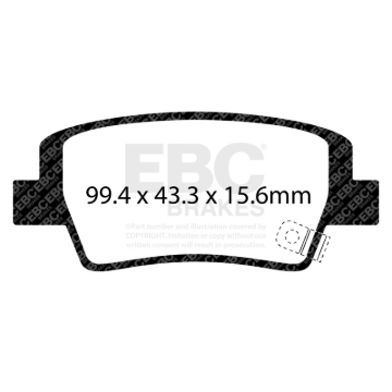 Picture of EBC Greenstuff Brake Pad Sets - DP23154