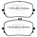 Picture of EBC Yellowstuff Brake Pad Sets - DP42396R