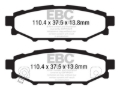 Picture of EBC Racing 17-23 Subaru Impreza 2.0L Rear RP-1 Brake Pads