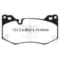 Picture of EBC Racing 2020+ Cadillac CT4-V 2.7T Front RP-X Brake Pads