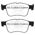 Picture of EBC Extra Duty Brake Pad Sets - ED92372