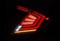 Picture of AlphaRex 16-21 Honda Civic Hatchback / Type-R FK8 Nova-Series LED Tail Lights (Pair) - Black