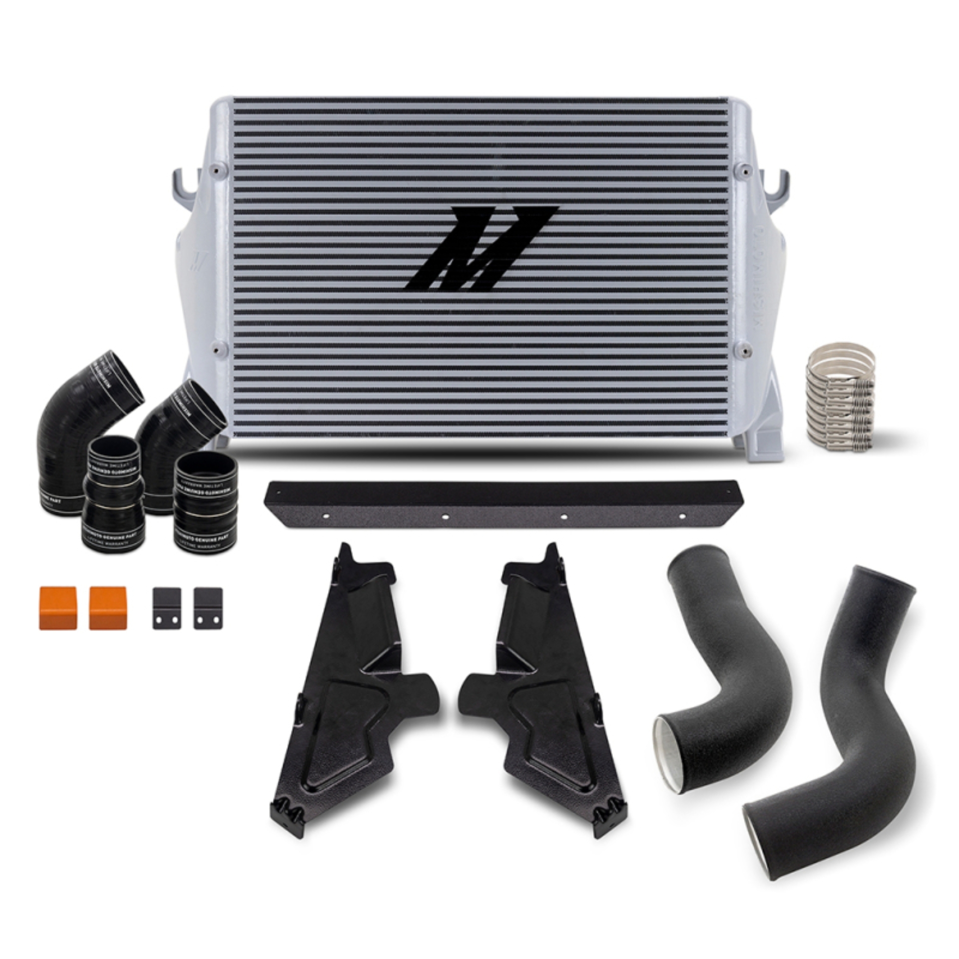 Picture of Mishimoto 2019+ Ram 6.7L Cummins Intercooler Kit / SL Cooler - WBK Pipes