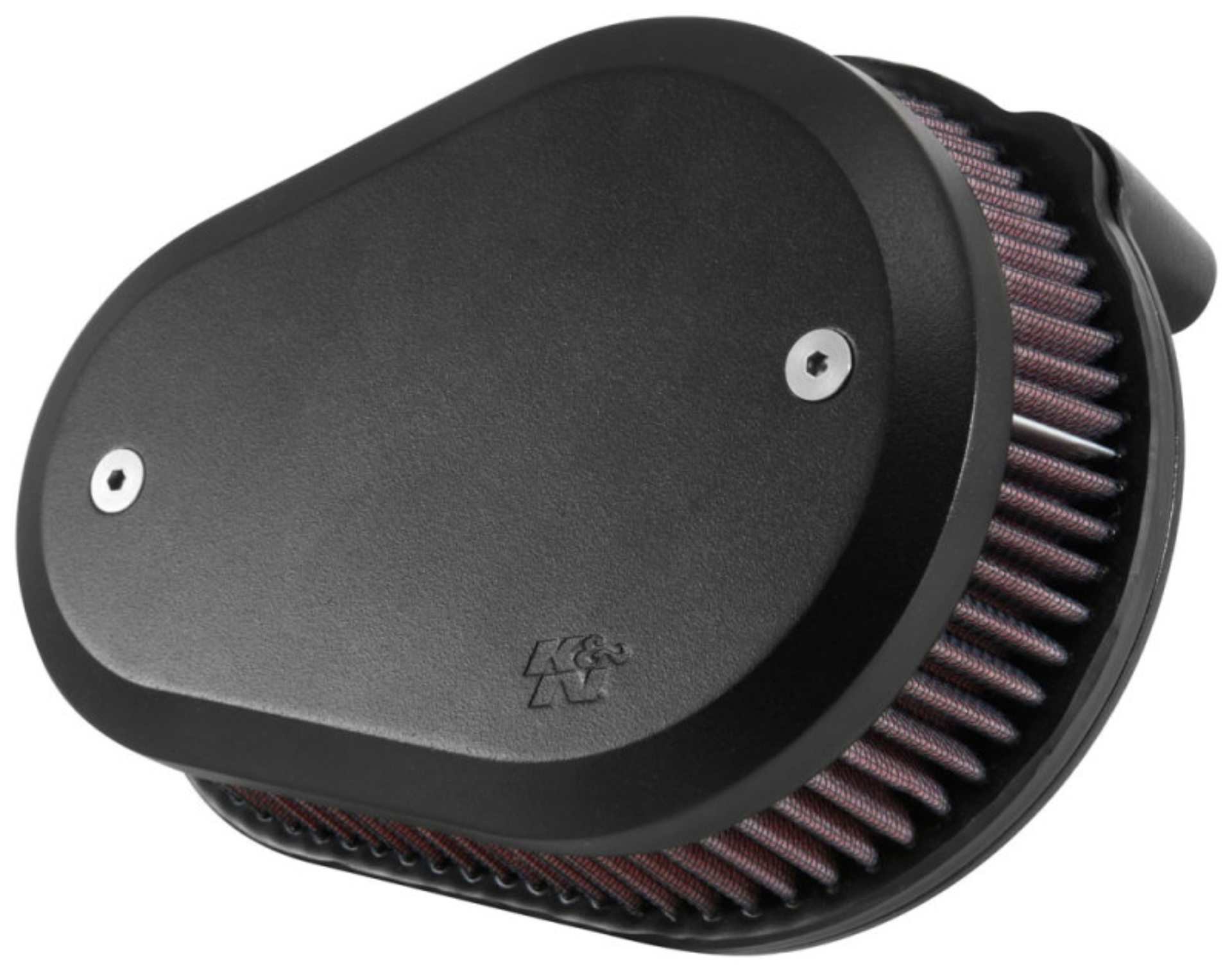 Picture of K&N 00-16 Harley-Davidson Street Metal Intake System Flare Black