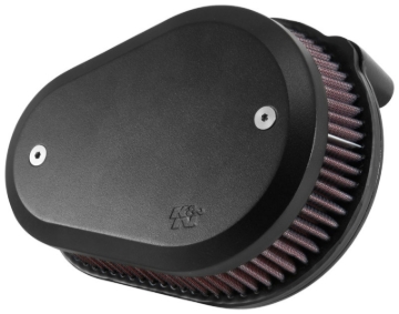 Picture of K&N 00-16 Harley-Davidson Street Metal Intake System Flare Black