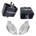 Picture of Torque Solution Solid Billet Engine Mounts w/ Mount Plates: 02-14 Subaru WRX / 04-17 STI