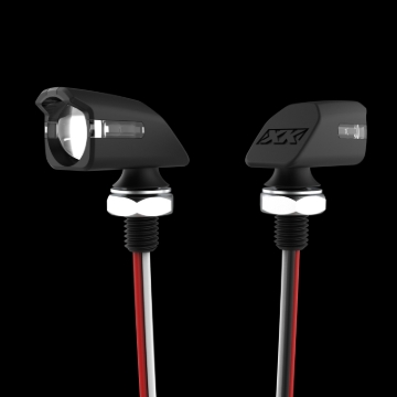 Picture of XK Glow Mini Turn Signal Front/Rear Black x4