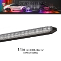 Picture of XK Glow 14in XKmax DRL Truck Grill Flexible Light App Cntl Bar 2pc