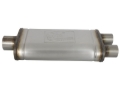 Picture of aFe MACHForce XP SS Muffler 3in Center Inlet / 2.5in Dual Outlets 18in L x 9in W x4in H Body