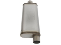 Picture of aFe MACHForce XP SS Muffler 3in Center Inlet / 3in Offset Outlet 22in L x 9in W x4in H Body