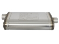 Picture of aFe MACHForce XP SS Muffler 3in Center Inlet / 3in Offset Outlet 22in L x 11n W x 6in H Body