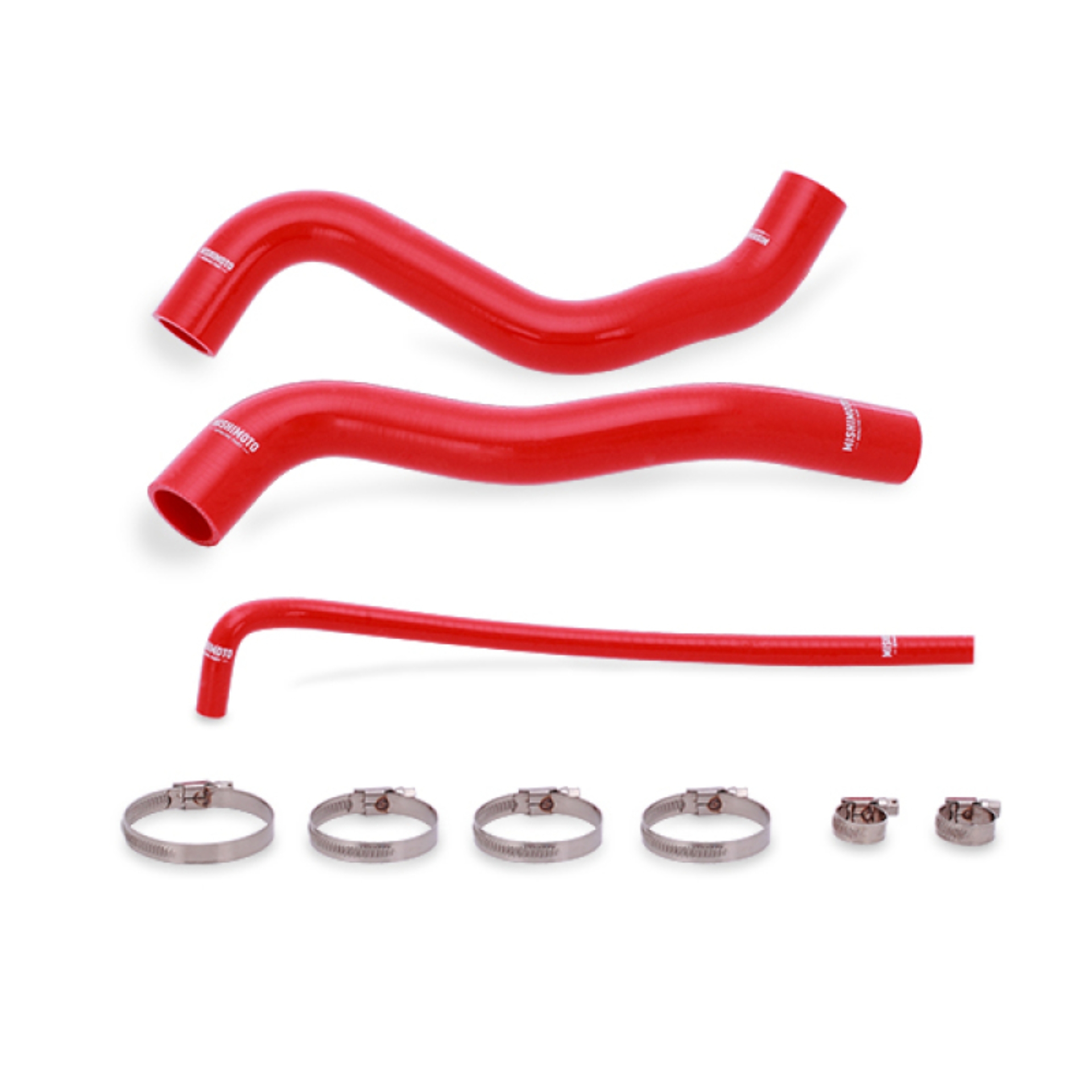 Picture of Mishimoto 12-15 Chevy Camaro SS Red Silicone Radiator Coolant Hoses