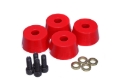 Picture of Energy Suspension 96-02 Toyota 4Runner Front Hyper Flex Red Bump Stop Set