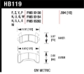Picture of Hawk GM Metric DTC-70 Race Brake Pads w/.0594 Thickness