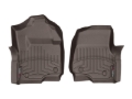Picture of WeatherTech 2017 Ford Super Duty (Super Cab / Crew Cab) Front FloorLiners - Cocoa