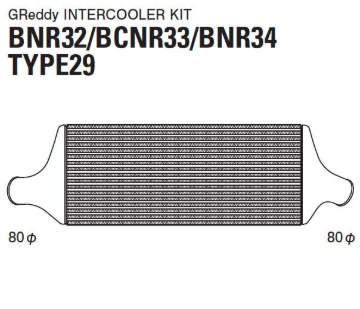 Picture of GReddy 89-94 Nissan BNR32 Intercooler Kit (Special Order)