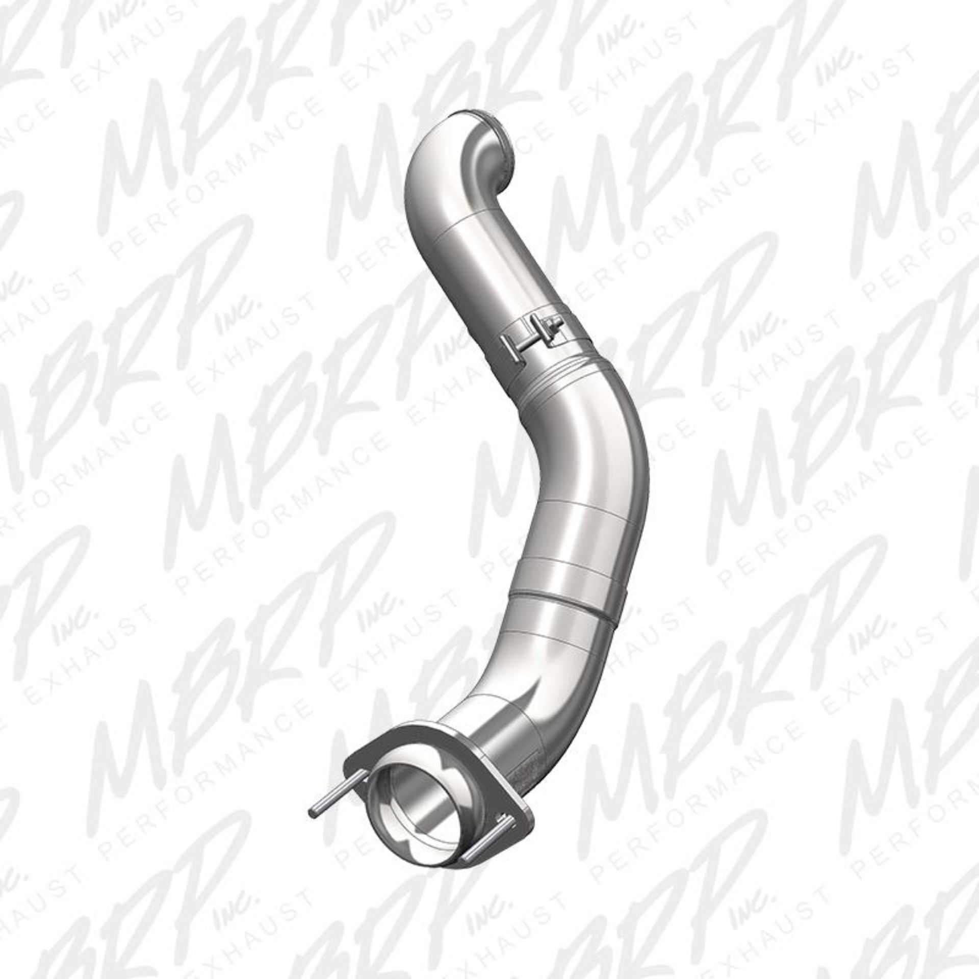 Picture of MBRP 11-14 Ford 6.7L Powerstroke 4in Turbo Down-Pipe T409 Aluminized