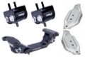 Picture of Torque Solution Engine/Transmission Mount Kit w/ OEM Mount Plates: 02-14 Subaru WRX / 04+ STI
