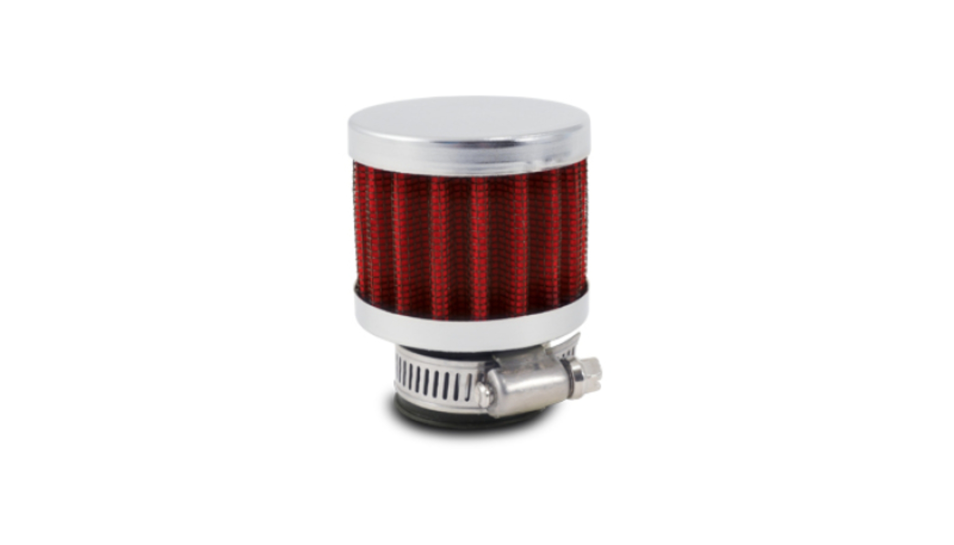 Picture of Vibrant Crankcase Breather Filter w/ Chrome Cap 1.5in 38mm Inlet ID