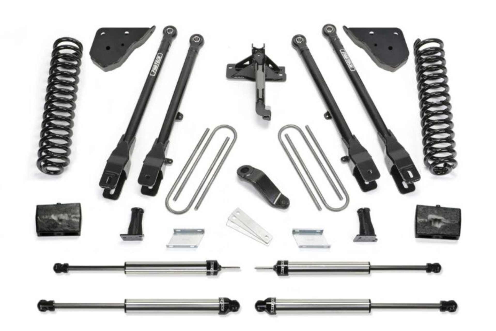Picture of Fabtech 23-24 Ford F450/F550 4WD 6in 4 Link Lift Kit w/ Dirt Logic Shocks