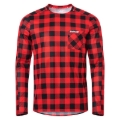 Picture of USWE Flannel Long Sleeve Lightweight Off-Road Jersey Flame Red - 2XL