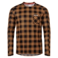 Picture of USWE Flannel Long Sleeve Lightweight Off-Road Jersey Bronze - Medium
