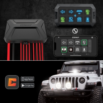 Picture of XKGlow XKcommand Bluetooth Switch Panel for Lights 12V Accessory Offroad