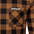 Picture of USWE Flannel Long Sleeve Lightweight Off-Road Jersey Bronze - XS