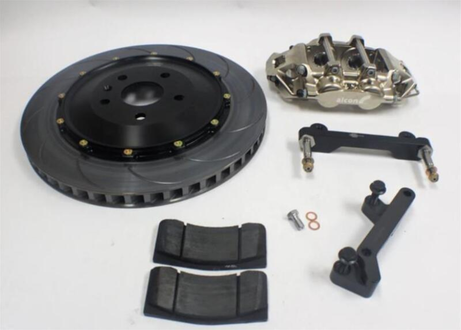 Picture of Alcon 00-09 Honda S2000 Wisefab 2 Piston Rear Race Kit - Anodized