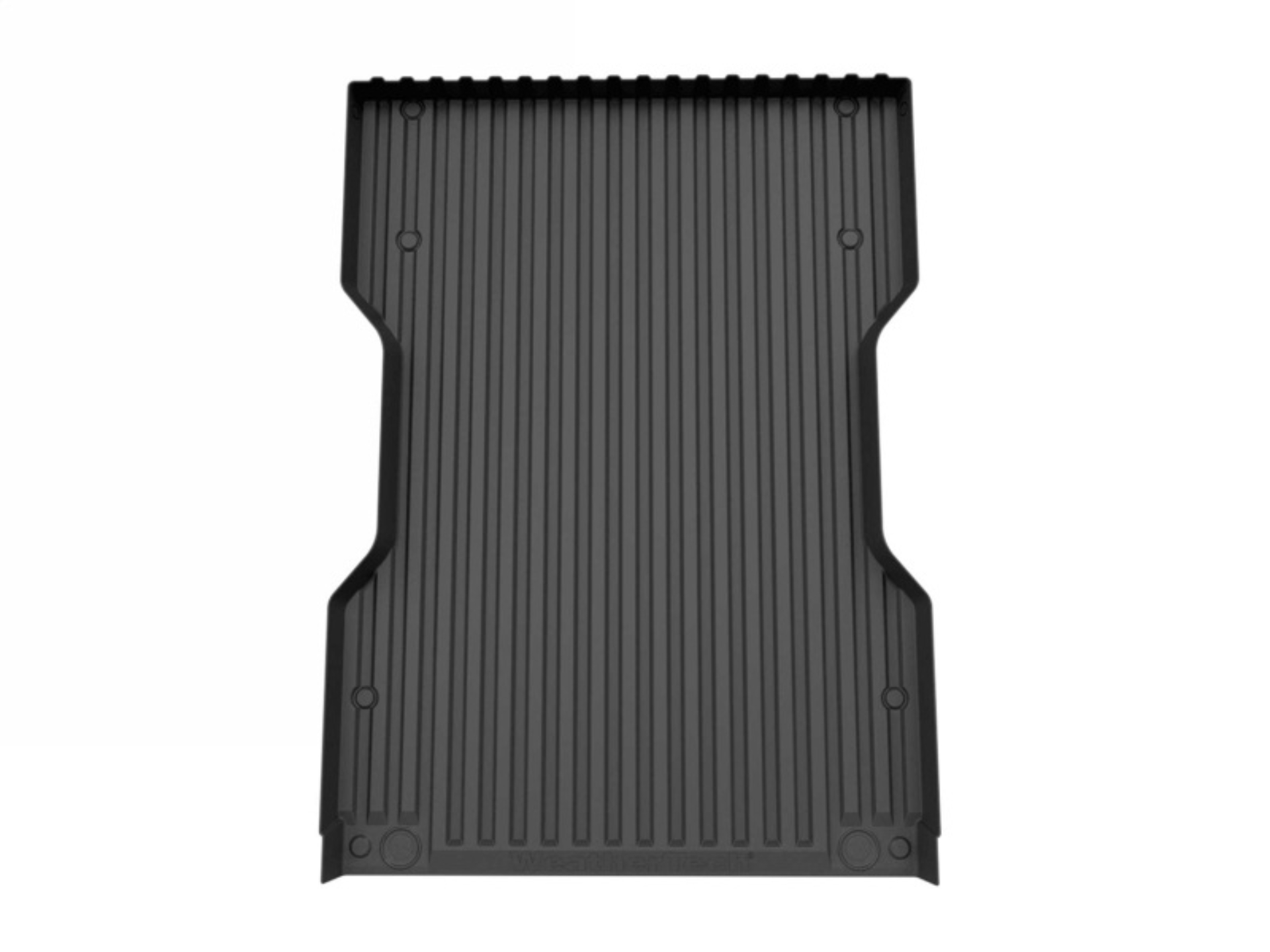 Picture of WeatherTech 2024 Toyota Tacoma 6in Truck Bed / No RHS Storage Impact Liner - Black