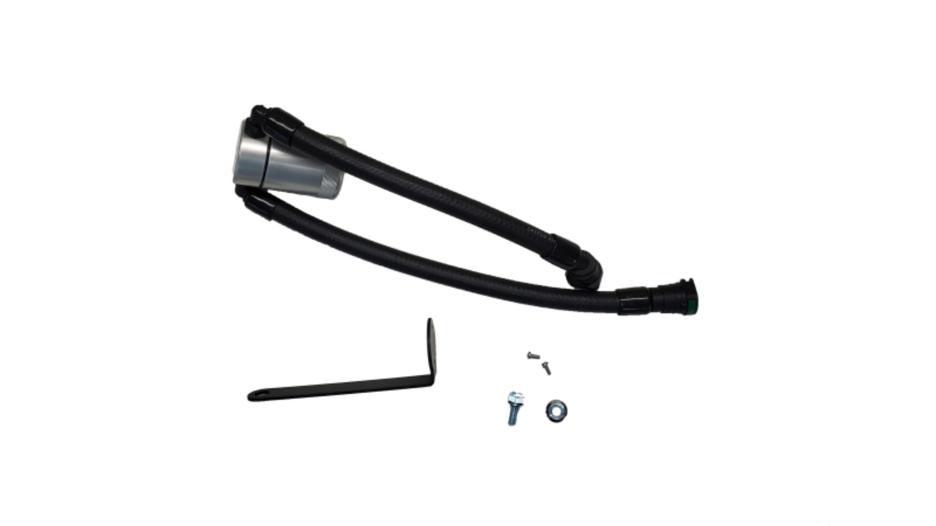 Picture of J&L 23-25 Ford F-150 Raptor R Oil Separator 3.0 Passenger Side - Clear Anodized