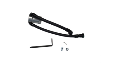 Picture of J&L 23-25 Ford F-150 Raptor R Oil Separator 3.0 Passenger Side - Clear Anodized
