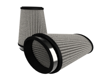 Picture of aFe Magnum (3x4-3/4)in Flange ID x (4x5-3/4)in Base x (2-1/2x4-1/4) FLOW Pro DRY S Air Filter (Pair)