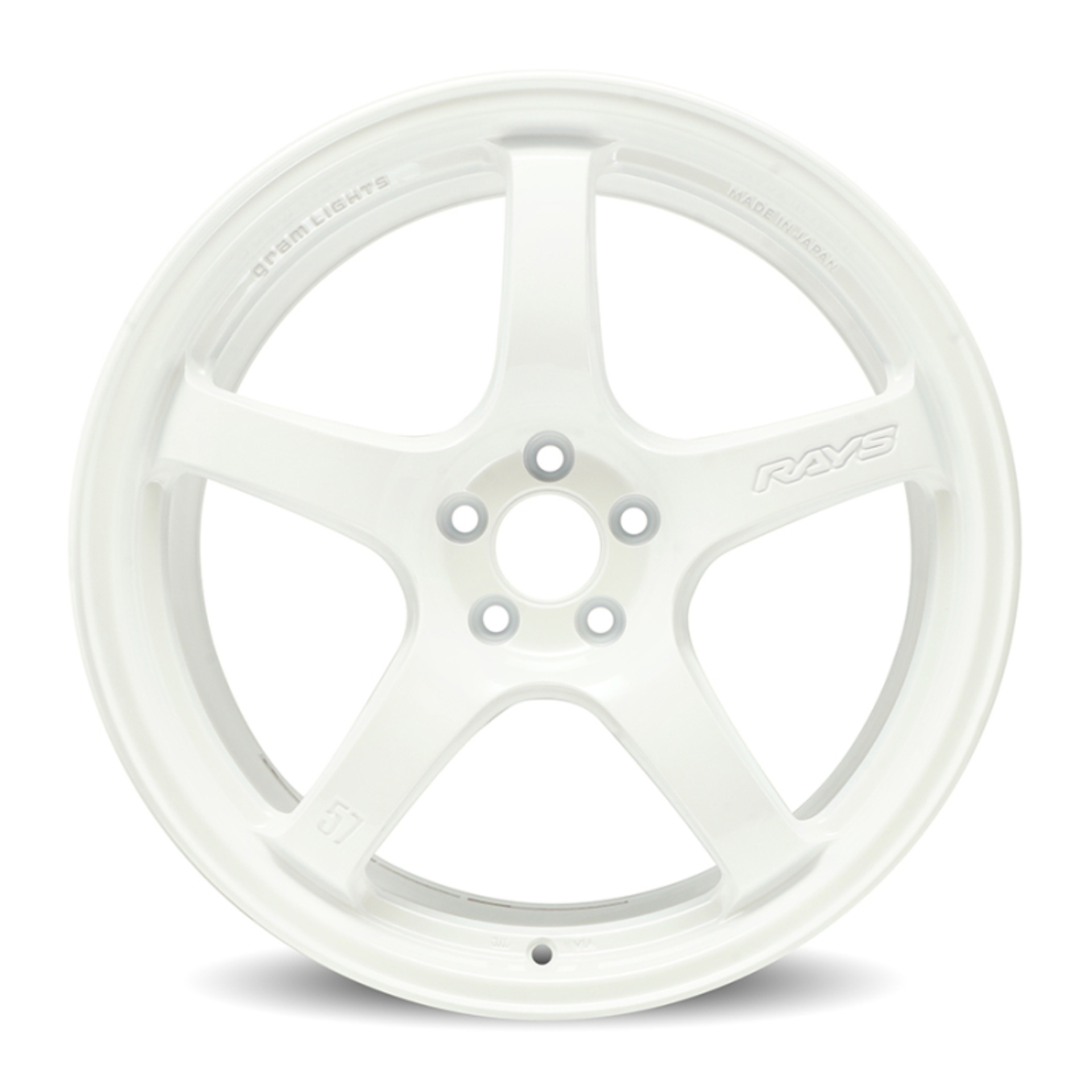 Picture of Gram Lights 57CR 19x9.5 +25 5x114.3 Ceramic White Wheel
