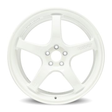 Picture of Gram Lights 57CR 19x9.5 +25 5x114.3 Ceramic White Wheel